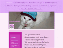 Tablet Screenshot of katzenspieleparadies.de